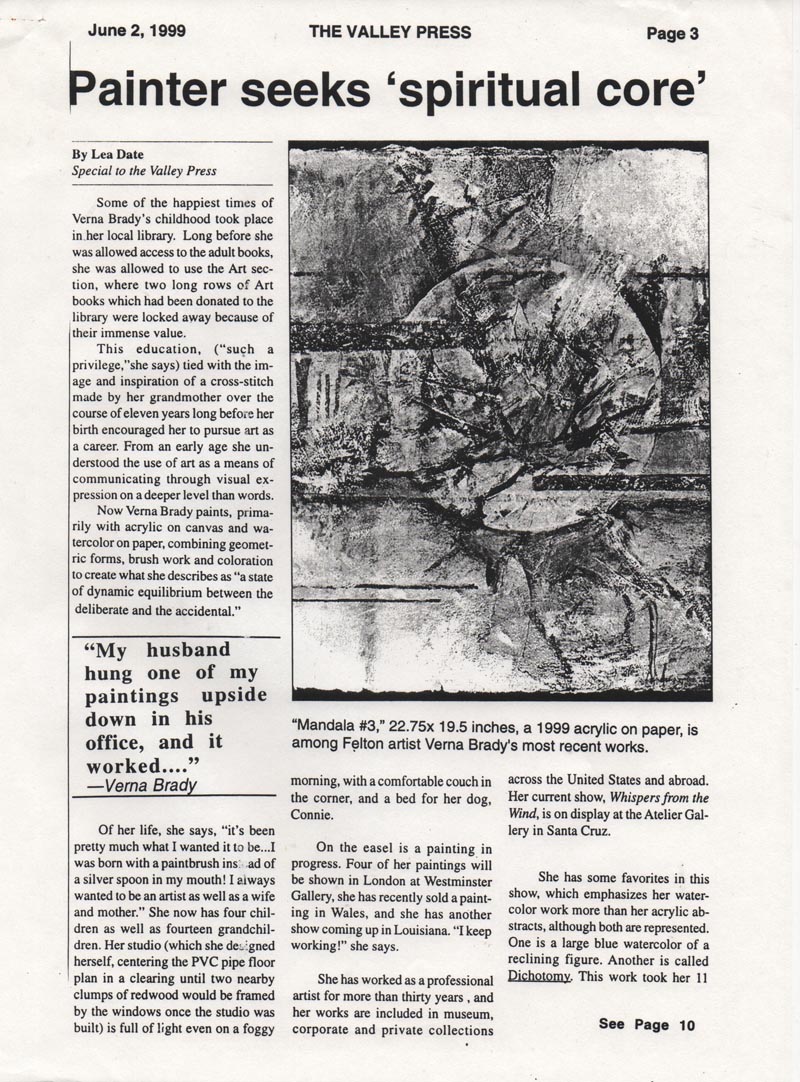 valley press article page 1